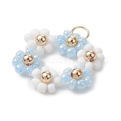 Подвески из цветочного стекла&nbsp;PALLOY-JF02979