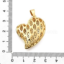 Латунные микро проложить кубического циркония подвески KK-C094-01B-G