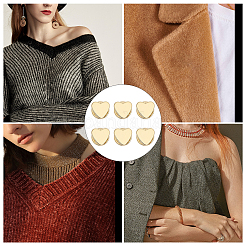 8 комплект латунных брошей в форме сердца JEWB-CA0001-34