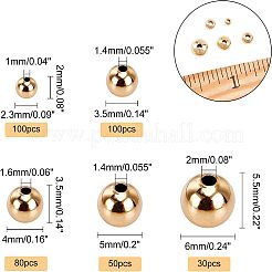 Perline distanziatrici in ottone stile 360 pz 5&nbsp;KK-NB0001-68