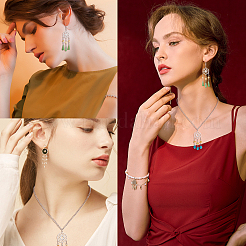 16 шт. 8 элемента люстр из нержавеющей стали 304&nbsp;GLAA-SC0003-12