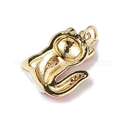 Стойки обшивки латунь микро проложить Циркон подвеску KK-F848-01G