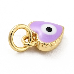 Подвески из латуни с покрытием из эмали KK-G387-07G-01