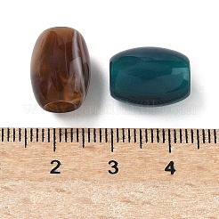 Акриловые бусины двухцветные&nbsp;OACR-C040-05