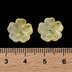 Bouchon de perle de verre à dégradé de couleurs teint et chauffé&nbsp;GLAA-D307-01J