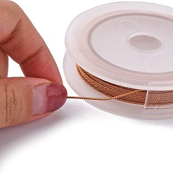 3 brin de fil de cuivre artisanal&nbsp;CWIR-WH0005-0.8mm-R