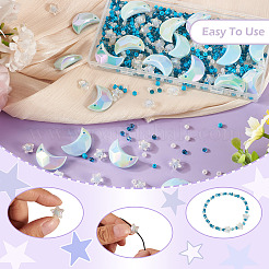 Наборы для самостоятельного изготовления украшений в виде звезд и луны&nbsp;DIY-TA0013-77