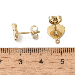 Ионное покрытие (ip) 304 нержавеющая сталь гвоздики фурнитура для сережек STAS-I206-14G