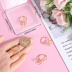 4 шт. латунная регулируемая кольцевая фурнитура KK-BBC0014-80G