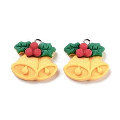 Подвески из непрозрачной смолы на рождественскую тематику RESI-N039-100