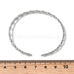 Браслеты-манжеты из нержавеющей стали 304 для женщин BJEW-H635-01P