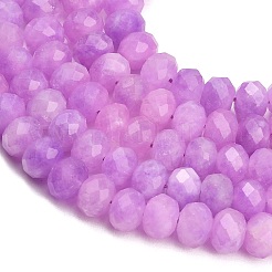 Hilos de cuentas facetadas de jade blanco natural teñido&nbsp;GG-CBAE966-01B-S