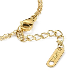 Ионное покрытие (IP) золотые 304 браслеты из нержавеющей стали для женщин BJEW-K254-17B-G