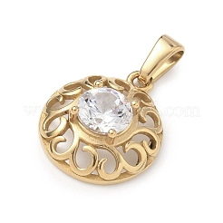 Pendentifs en strass en acier inoxydable 304&nbsp;STAS-A140-05C-G