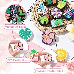 Пластиковые бусины пвх&nbsp;KY-CJ0002-11