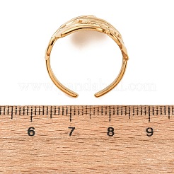 Anelli aperti regolabili in acciaio inossidabile 304 per donna&nbsp;RJEW-T029-01G