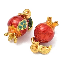 Подвески в виде фруктов из сплава с эмалью&nbsp;ENAM-B037-11G-01