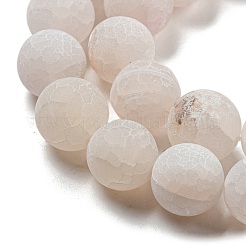 Естественные выветрившиеся агатовые бусины&nbsp;G-P538-A01-14