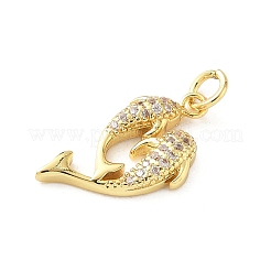 Латунные микро проложить кубического циркония подвески&nbsp;LS-KK-I381-07G-01