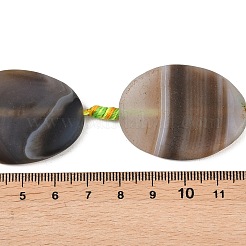 Натуральные полосатые агатовые бусы&nbsp;G-P605-L02-01A