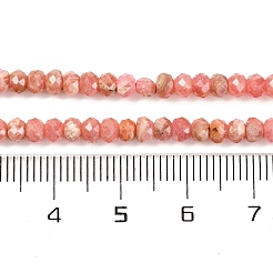 Натуральные бусины из родонита G-F770-D07-03