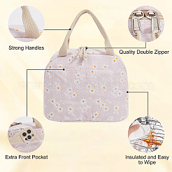 Ланч-боксы из фольги с цветочным принтом&nbsp;AJEW-WH20001-92