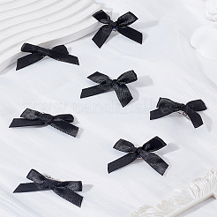 10 x Haarspange aus Polyester mit Schleife und Krokodilklemmen&nbsp;AJEW-LP0008-08B