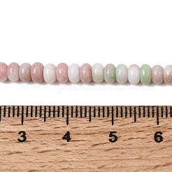 Треснувшая непрозрачная нить стеклянных бусин&nbsp;GLAA-D306-A02