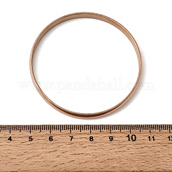 Schlichte Armreifen aus Edelstahl 304 für Damen und Herren&nbsp;BJEW-Z167-01M-01