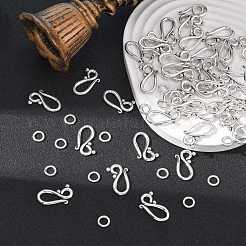 Тибетский стиль сплава крюк и глаз застежками LF1277Y-NF