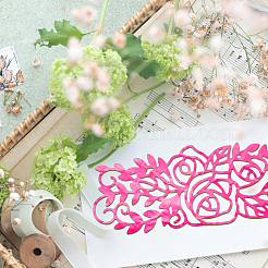 Углеродистая сталь разрезает трафареты DIY-WH0309-1776