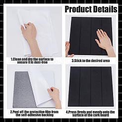 Tableau en feutre auto-adhésif&nbsp;DIY-WH0591-624A
