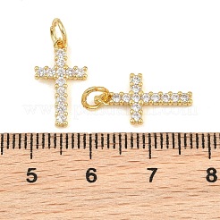 Messing micro pave klare zirkonia anhänger&nbsp;CU-CBA3D67-04G