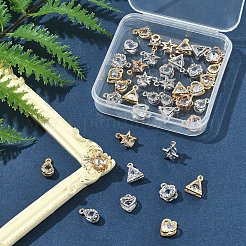 Подвески из сплава 40шт 10 стиля ZIRC-FS0001-02