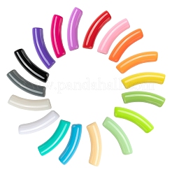 180 pz 18 colori perline acriliche opache&nbsp;MACR-LS0001-05B
