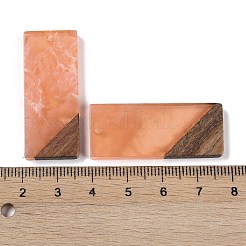 Подвески из смолы и дерева WOOD-F015-09H