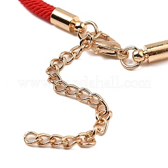 12шт. 12-х цветные полиэстеровые браслеты&nbsp;BJEW-P340-04G