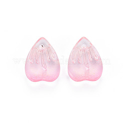 Прозрачные брызги окрашенные стеклянные подвески&nbsp;GLAA-S190-020A-05