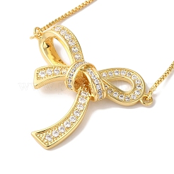 Женские серебряные браслеты из латуни с микропаве и кубическим цирконием&nbsp;LS-BJEW-C070-01C-G