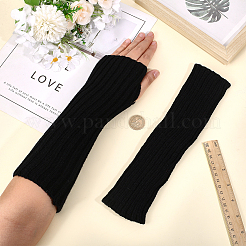 3 Paar fingerlose Strickhandschuhe aus Acrylfasergarn&nbsp;AJEW-DJ0001-59B