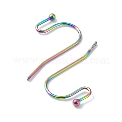 Crochets de boucles d'oreilles en acier inoxydable 316 avec placage ionique (IP)&nbsp;STAS-E145-09M