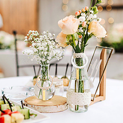 Железные браслеты со стразами из нескольких нитей BJEW-DR00007