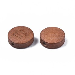 Деревянные бусины с лазерной гравировкой WOOD-S053-53E