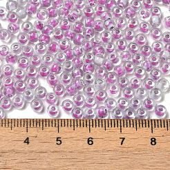 Perles de rocaille rondes en verre transparent&nbsp;X1-SEED-B001-05A-29
