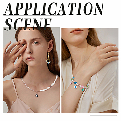 Наборы для самостоятельного изготовления браслета-цепочки и ожерелья DIY-AR0002-69