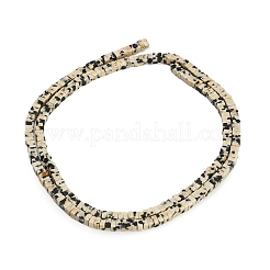 Natur Dalmatiner Jaspis Perlen Stränge&nbsp;GG-CBA2498-C09-01
