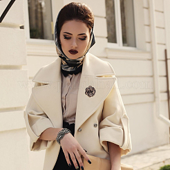 2 шт. броши из бархата и страз JEWB-FH00025