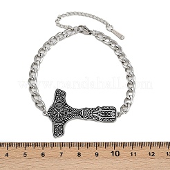 Pulseras de eslabones esmaltados de acero inoxidable 304&nbsp;LS-BJEW-P356-01A-P