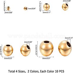 304ステンレススチールビーズ  ラウンド  ミックスカラー  6.8x5.2x1.1cm  80個/箱&nbsp;STAS-UN0003-88