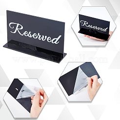 Акриловая карта бронирования столика в ресторане отеля&nbsp;DJEW-WH0050-09